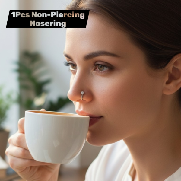 1 Pc Non-Piercing Nose Ring for Women Girls