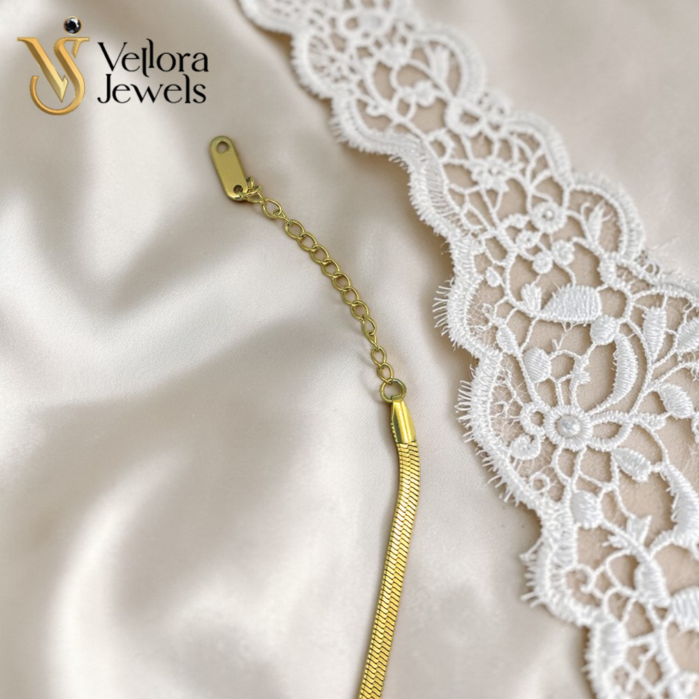 18K Yellow Gold White Heart Pendant Necklace for Women Girls - Image 8