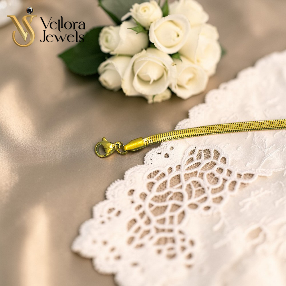 18K Yellow Gold White Heart Pendant Necklace for Women Girls - Image 7