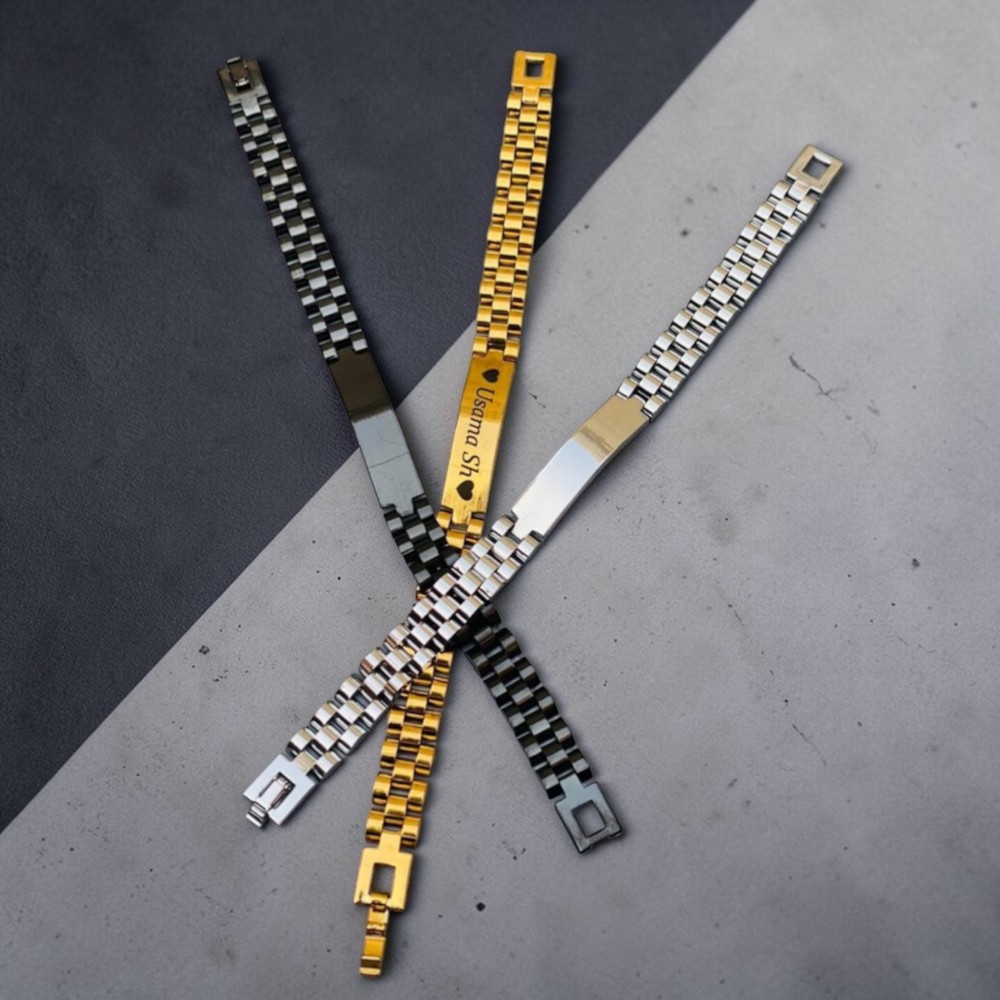 Customized Name Bracelet for Men & Women – Personalized Stainless Steel - Image 3