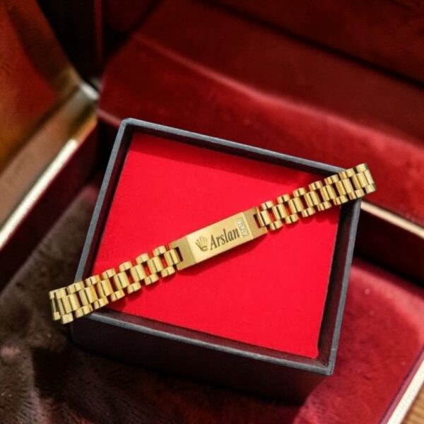 ORIGINAL Rolex Style Gents Hand Bracelet Customized Name