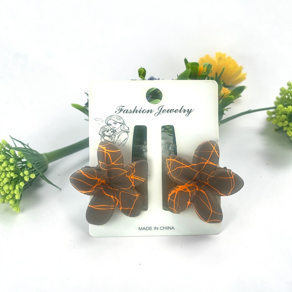 2 Pcs Small Tulip Hair Clutcher for Girls & Women - Image 12