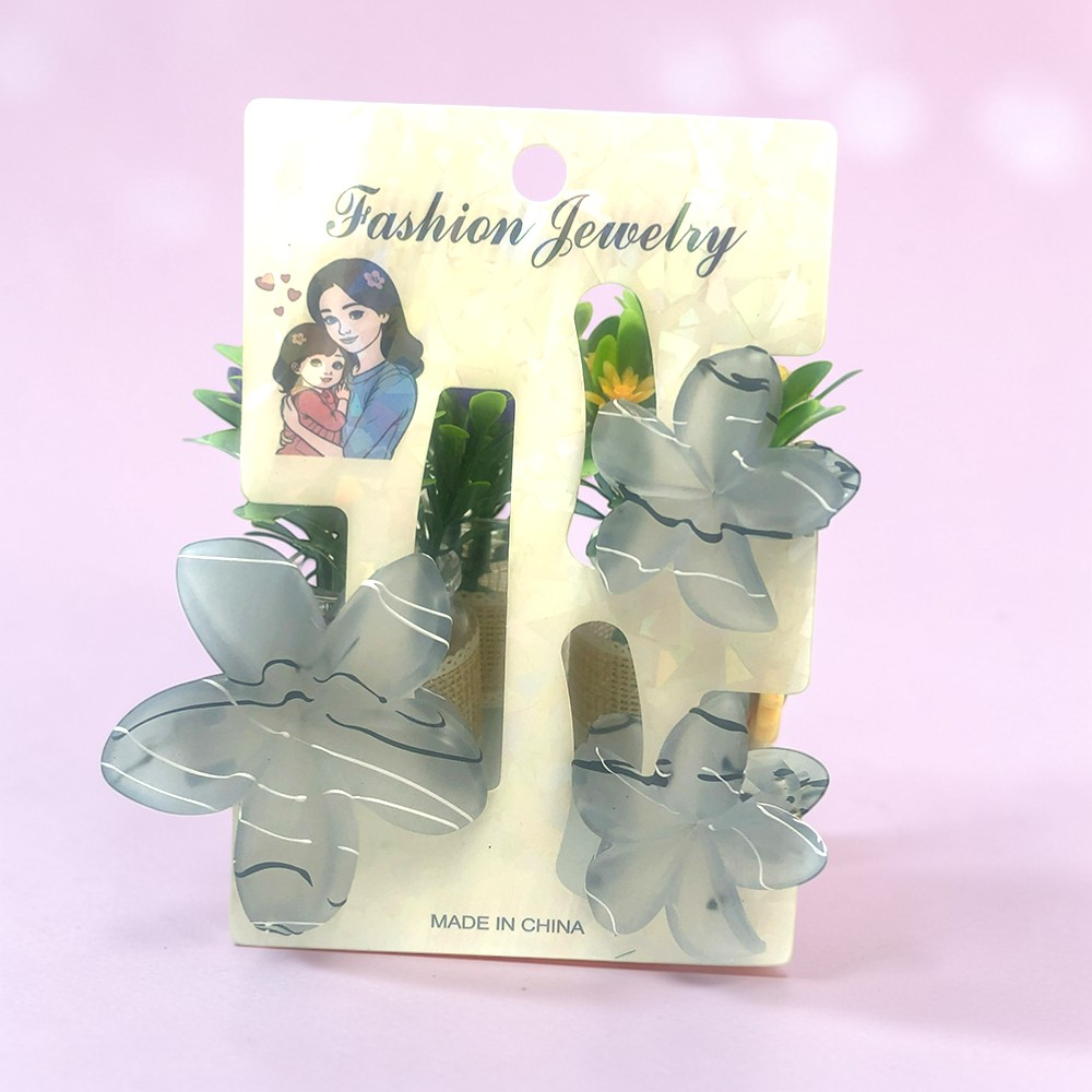 3 Pcs Hair Tulip Clutcher Set for Girls & Women - Image 4