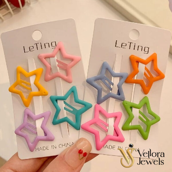 10 Pcs Star Hair Clips for Girls Children
